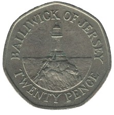 1983 Jersey 20 Pence – Elizabeth II – Channel Islands