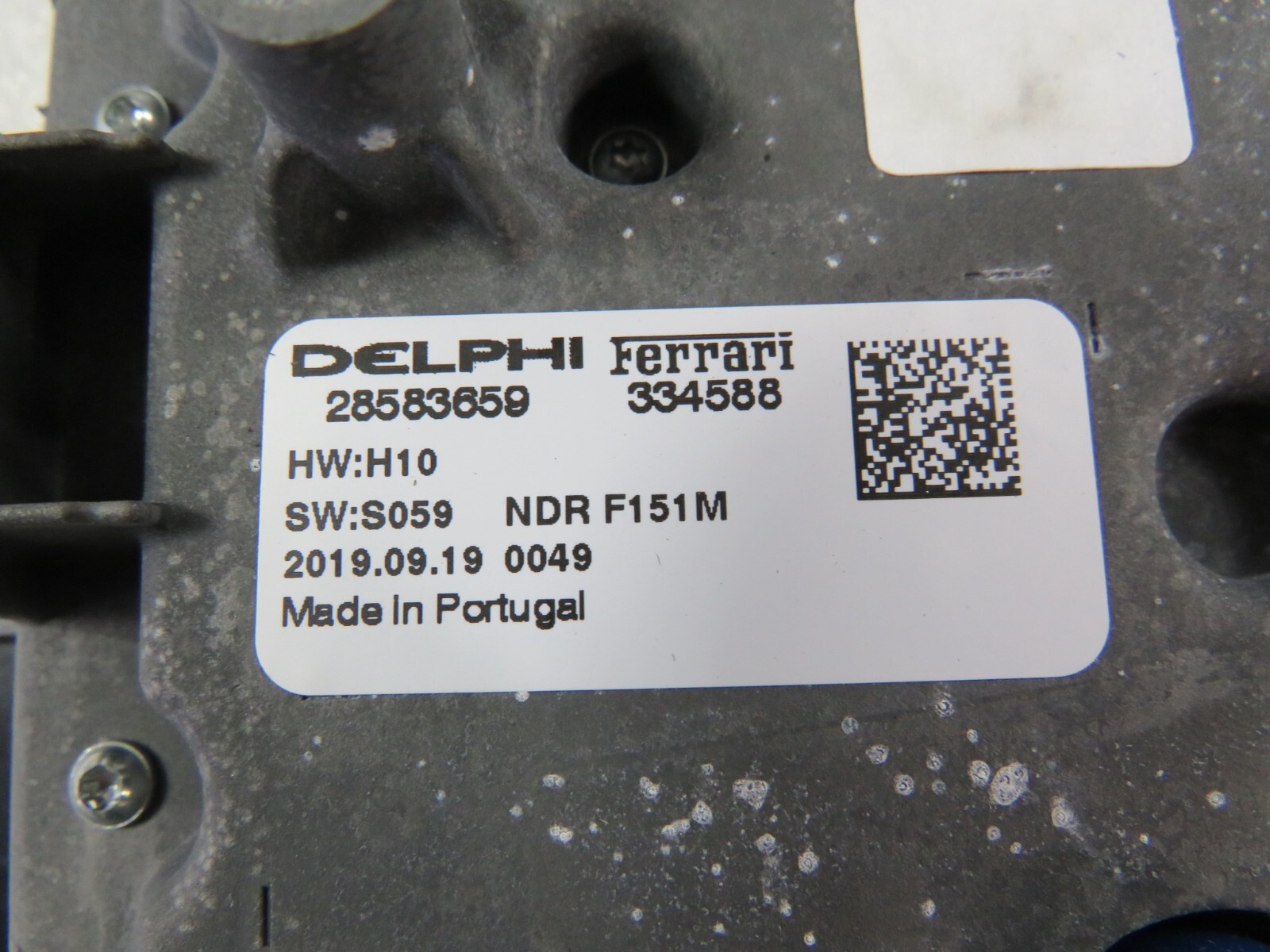 Ferrari Portofino, Radio/GPS/Info Screen, Used, P/N 334588