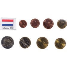 #1182252 Niederlande, Euro-Set, 2001, UNZ