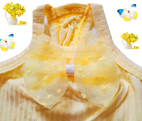 AMBABY Small Dog Girl Clothe Pet Apparel Puppy Tutu Princess Summer Dress Outfit - Picture 3 of 5