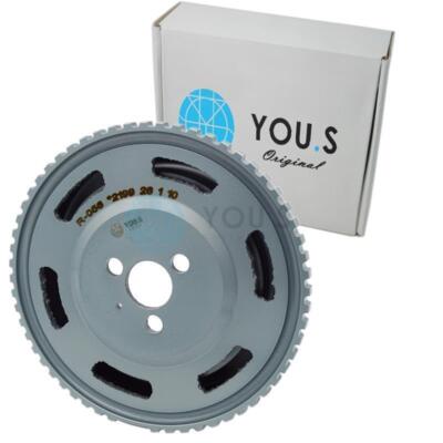 YOU.S Riemenscheibe Kurbelwelle für Fiat Doblo (119) Doblo Cargo (223) 1.2