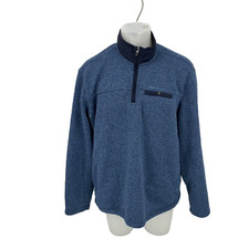 Eddie Bauer Men 1/4 Zip Extra Large Pullover Sweater Fleece Outdoor XL CLST