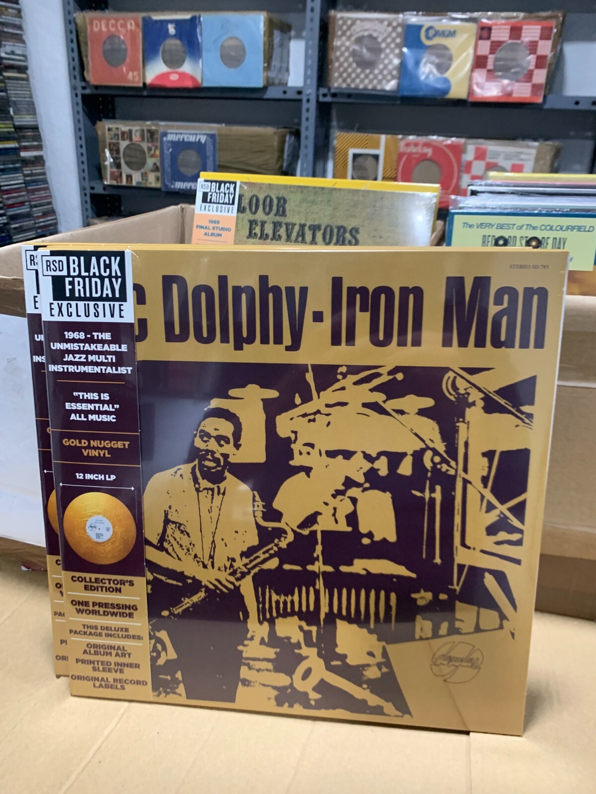Eric Dolohy - Iron Man LP Gold Nugget Vinyl RSD 2023 Sealed