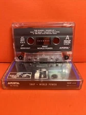 SNAP! WORLD POWER 1990 Cassette Tape     First Edition EX