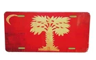 Citadel Big Red Flag Grunge License Plate Aluminum 6x12 New made in usa