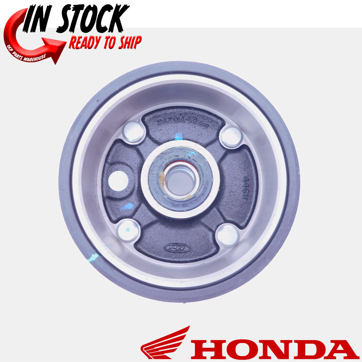 HONDA FRONT WHEEL HUB ASSEMBLY TRX250 RECON TE TM / TRX200D GENUINE OEM