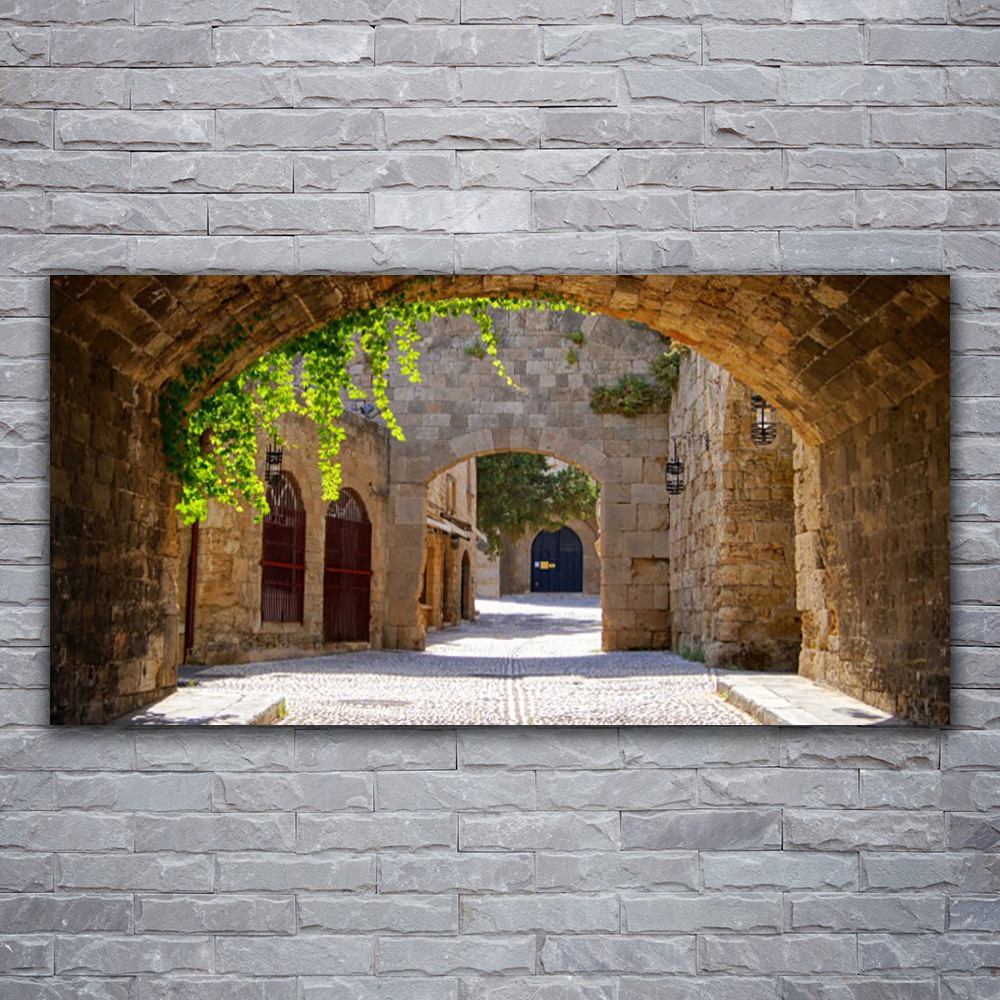 Tableau acrylique Tulup tunnel 120x60 cm pour illuminer un couloir sombre sans travaux