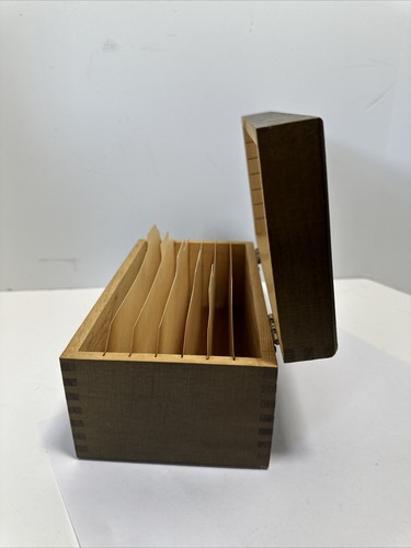 Vintage Chevrolet Salesman Master Control Wood Box with Daily Dividers - Picture 5 of 11