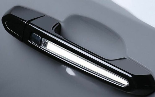 For Cadillac XTS 2013-2019 Glossy Black Exterior Outside Door Handle Cover 8pcs - Picture 2 of 8