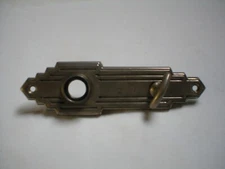 Antique Art Deco Streamline Doorplate with Twist Knob for Bathroom Lock
