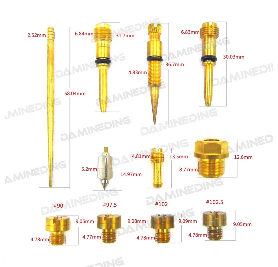 4 x Deluxe Carb Reconstruction Kit 77-78 kz650 kz650c kz650d kz650b carb float EE. UU. Foto 2 de 4