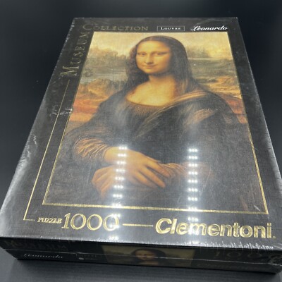 1000 pc Clementoni Mona Lisa Leonardo DaVinci Louvre Museum New Jigsaw Puzzle