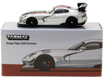 #ad #ad Tarmac Works GLOBAL64 Dodge Viper ACR Extreme Extreme Silver 1:64 Diecast Car $15.99