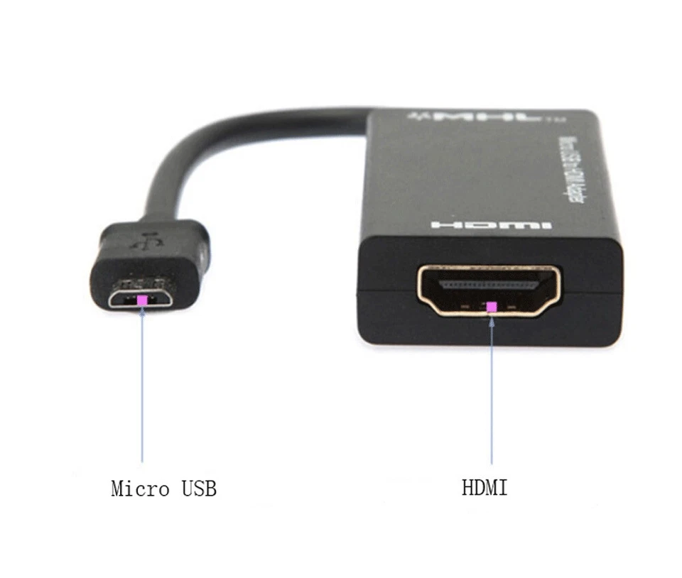 Adaptador de cable tipo C MHL USB C a HDMI HDTV AV TV para teléfono Samsung Android Mac - Imagen 4 de 4