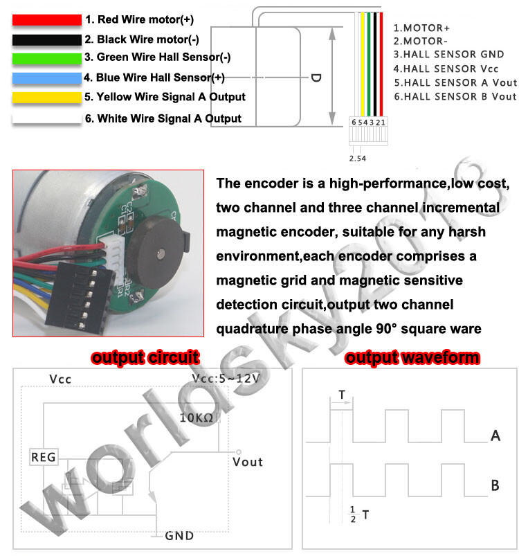 Connecting A Dc Motor W Encoder To Arduino Shield – FFVB