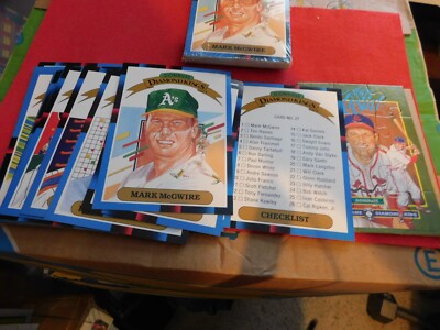 1988 DONRUSS DIAMOND KINGS OVERSIZED BASEBALL CARDS 27 CARD SET