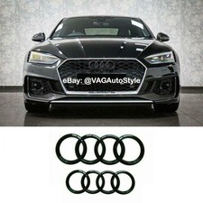 Audi Replacement Badge | Glossy Black | Front or Rear | All Models | Aftermarket