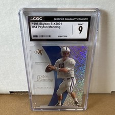 1998 Skybox E-X 2001 Peyton Manning #54 Rookie Card RC Indianapolis Colts. rookie card picture