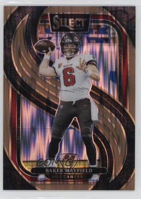 2024 Panini Select Premier Level Copper Shock Prizm /299 Baker Mayfield 0h07