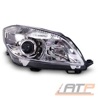 Scheinwerfer Rechts H7/H7 Halogen Mit Stellmotor Lwr FÜR Skoda Fabia 2 Roomster