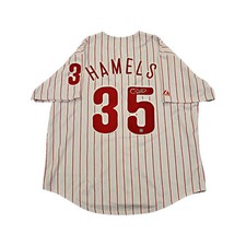 Cole Hamels Philadelphia Phillies Autographed Signed Majestic Jersey (Mitchell)