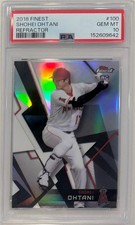 2018 Shohei Ohtani Finest Refractor RC... Graded PSA 10 Gem Mint