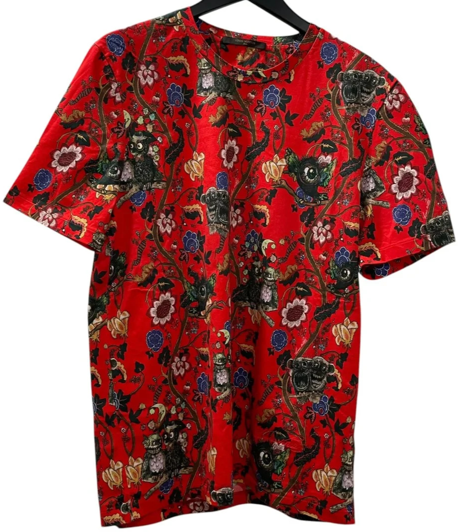 Louis Vuitton Garden in Hell Tee Chapman Brothers Red L Mint Kim