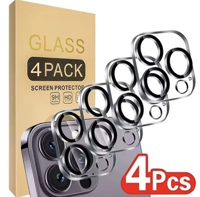 1/4 Stk. iPhone Kameraschutz aus gehärtetem Glas