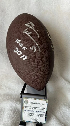 Brian Urlacher Signed Wilson Limited Full Size NFL Football HOF2018 Schwartz COA