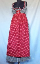 DRESS VINTAGE TRACHTENMANIFAHTUR TYROL OKTOBERFEST DIRNDL WOMENS US 14 EU 42