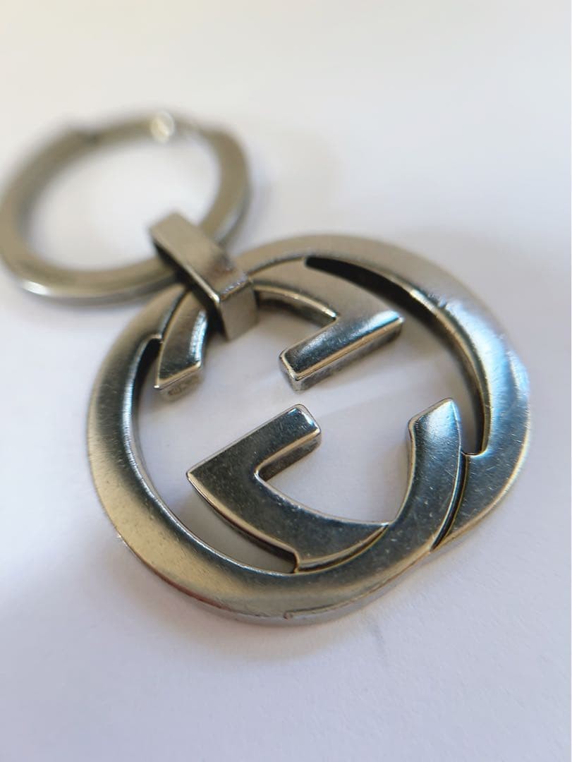 Authentic GUCCI Double G Interlocking G Keychain … - image 6