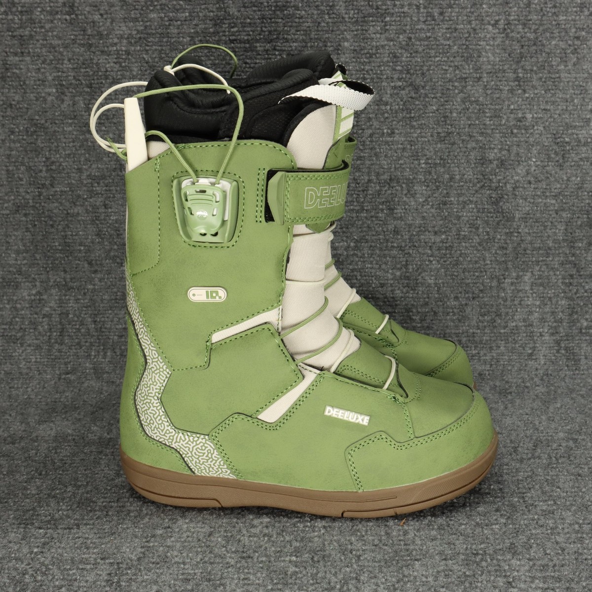 スノーボード DEELUXE TEAM ID LARA GREEN Deeluxe Team ID Lara Snowboard Boots Womens 5.5 Green Mondo 23