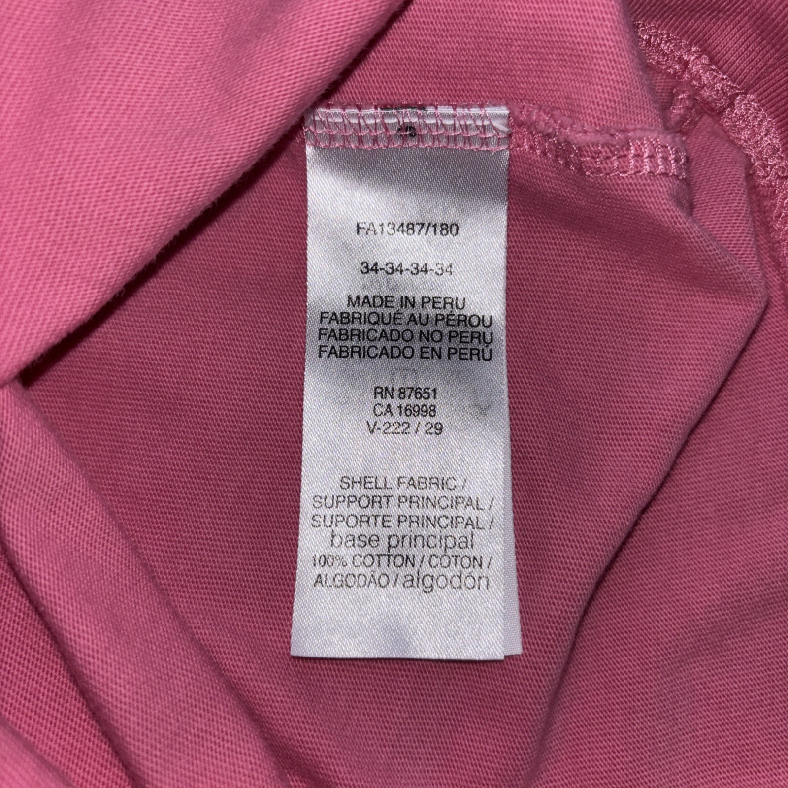 Lacoste Pink Y2K Loose Fit Cotton Cropped T-Shirt Size 34 Minimalist Logo Casual thumbnail 6