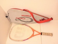 Wilson US OPEN Junior Tennis Racquet Orange 23" With A Strapped Carrying Case