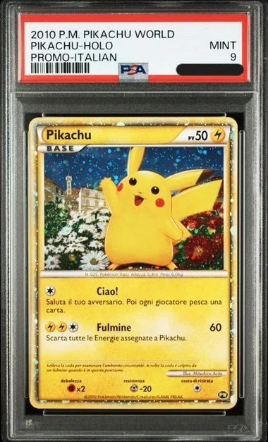 Pikachu Pokémon TCG Professional Sports Authenticator (PSA