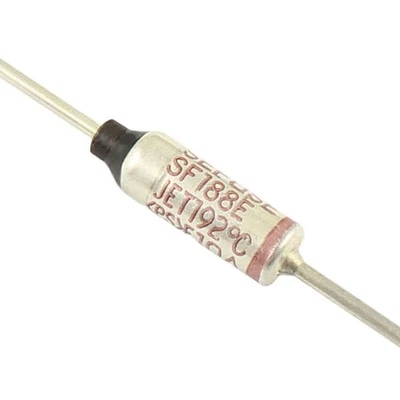 5 Stück NEC Microtemp Axial Thermosicherung 192°C 92 Grad SF188E Abschaltung 250V 10A - Bild 1 von 4