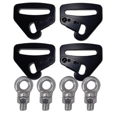 Quick Release 2 Inch Harness Mount 4 Point 5 Point Racing Seat Belt Mount Kit