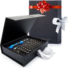 60-pc Precision Screwdriver Set Gift, Magnetic with 57 Bits, Extension rod, NEW