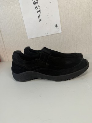 Gander Mountain Mens 11M Black Moccasin Water-Repellend Suede RARE