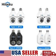 2PCS 2/3MP E27 Light Mini PTZ Camera 2.4G Wi-Fi Smart Home Indoor 2Way Audio PIR