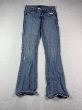 Levis 517 Jeans Girl's Size 14 Reg Blue Flare Fit Stretch Denim Mid Rise Pants