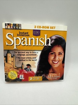 Instant Immersion Spanish, 2 CD Rom Set,Dual Platform PC & Mac