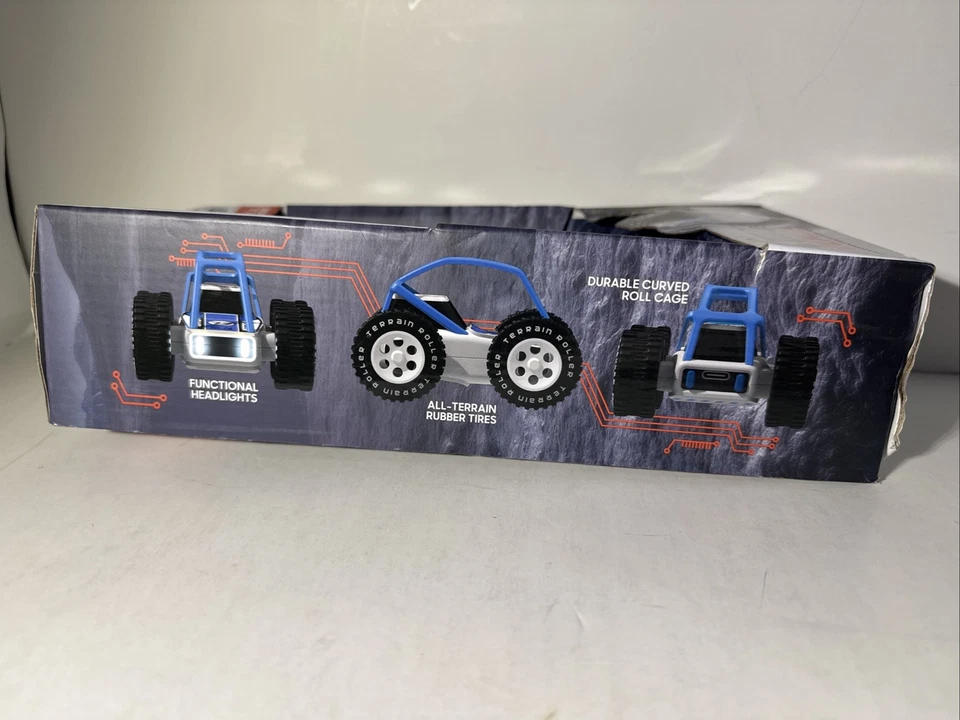 Sharper Image X-Treme Roll RC Car Blue Variant Rare Curved Cage 2022 Scarce New - Image 3 of 4