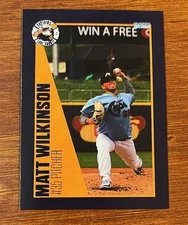 Matt Wilkinson 2025 Lake County Captains #16 Cleveland Guardians Rookie RC