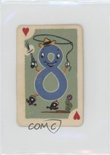 1950s Whitman Crazy 8s Card Game 8 Hearts 8H 0kb5