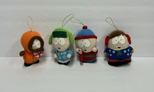 Cartman Kenny Kyle Stan South Park Plush Kurt S Adler Christmas Ornaments Lot