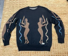 Wacko Maria Jacquard Adam And Eve Knit Sweater Size Men’s XL The Guilty Parties