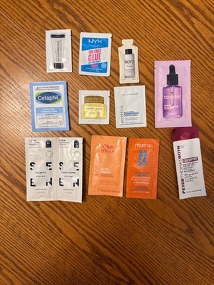 Luxury Beauty Sample Lot 11pc Skincare Haircare Makeup Farmacy Peter Thomas Roth