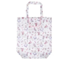 Disney Daiso Alice In Wonderland Eco-Friendly Pastel Reusable Market Bag NWT