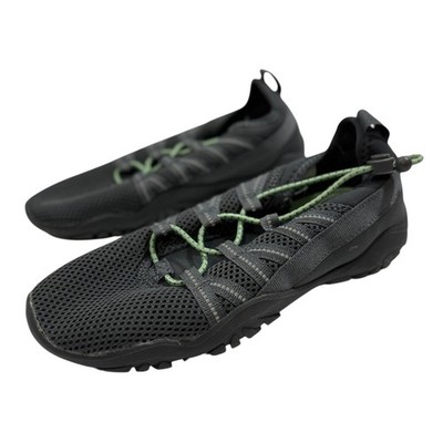 All In Motion Boys Gray Windsor Apparel Water Shoes Slip On Bungee Mesh Size 3